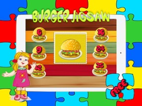 Food Burger Jigsaw - Cooking Puzzles games for adults and kid free Image