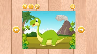 Dinosaur Jigsaw Kids Dino Puzzles Learning Games Image