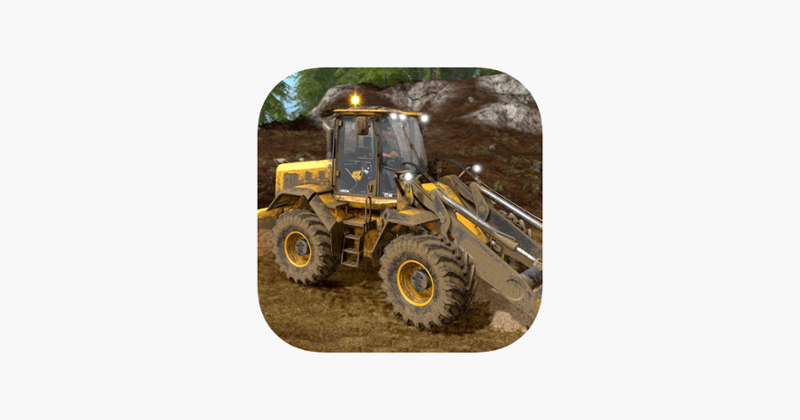 Excavator Backhoe Loader Game Game Cover