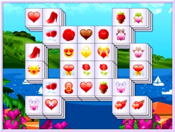 Valentines Mahjong Deluxe Game Cover