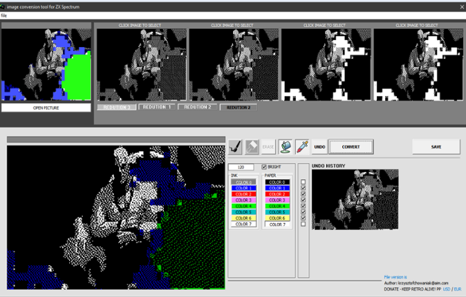 image conversion tool for ZX Spectrum Game Cover