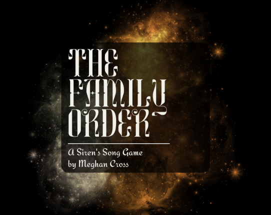 The Family Order Game Cover