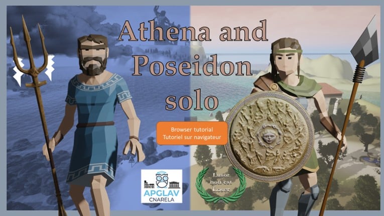 Athena and Poseidon Solo videogame Game Cover