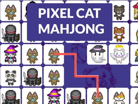 Cat Pixel Mahjong Game Cover