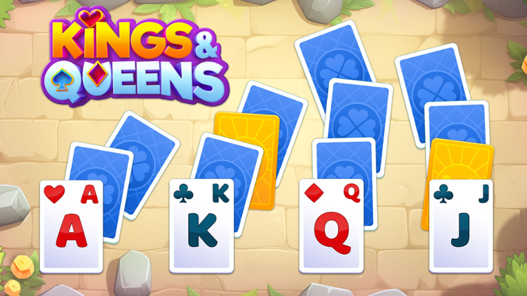 Kings and Queens Solitaire TriPeaks Game Cover