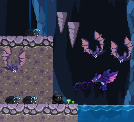 Bomby Run - Level 7, Bat Nest v1.0 Game Cover