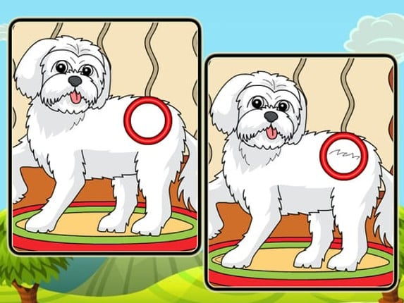 Dogs Spot The Differences 2 Game Cover