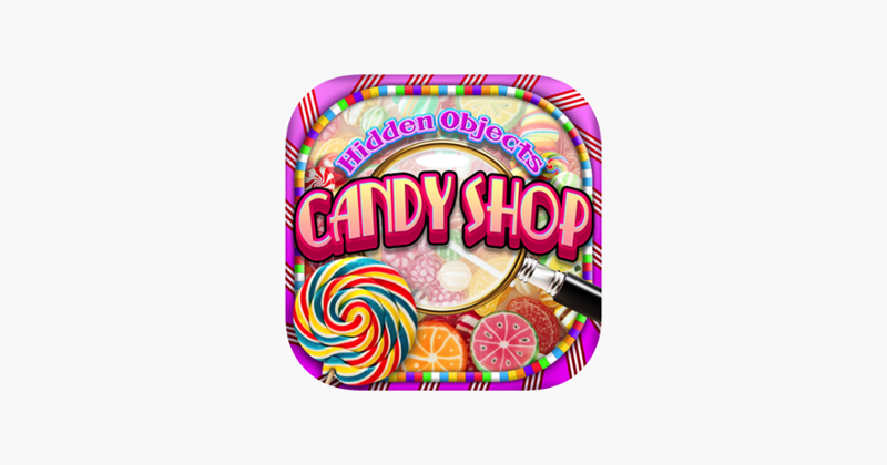 Hidden Objects Candy Shop Seek Game Cover