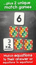 Multiplication and Division Math Flashcard Match Games for Kids in 2nd and 3rd Grade Image