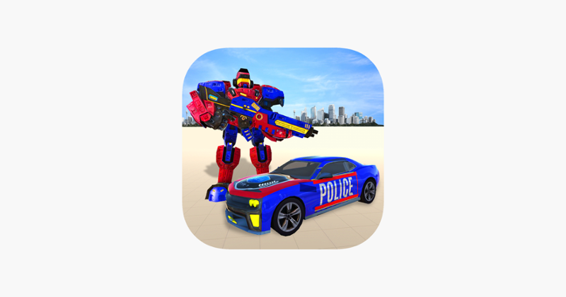 Police Robot Car Hero Game Cover