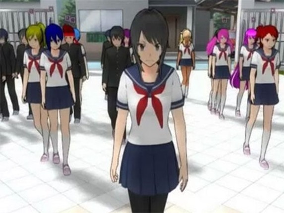 Sakura School Girl Yandere Simulator Game Cover