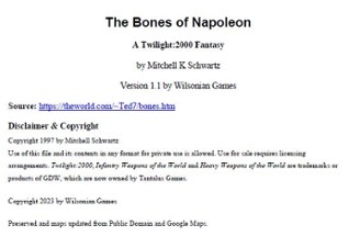 The Bones of Napoleon Image