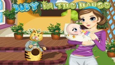 Baby in the house – baby home decoration game for little girls and boys to celebrate new born baby Image