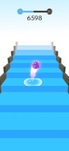 Jump Ball 3D - Colorful Stairs Image