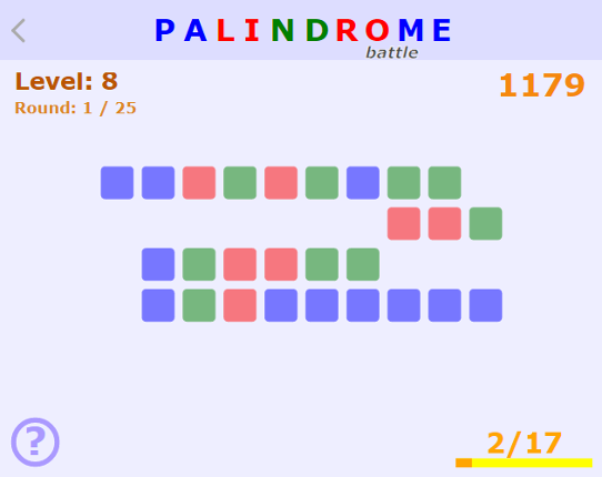 Palindrome battle Game Cover