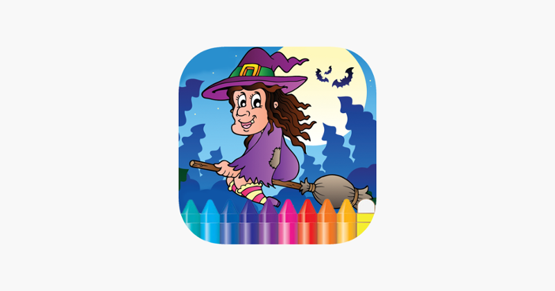 Halloween &amp; Witch Coloring Book - Drawing Ghost for kids Game Cover