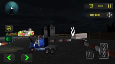 Night Truck Parking Driver 3D – Highway Garage Image