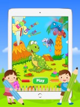 Dinosaur Coloring Book for Kids and Preschool Toddler Image