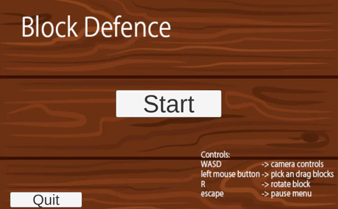 Block defence Game Cover