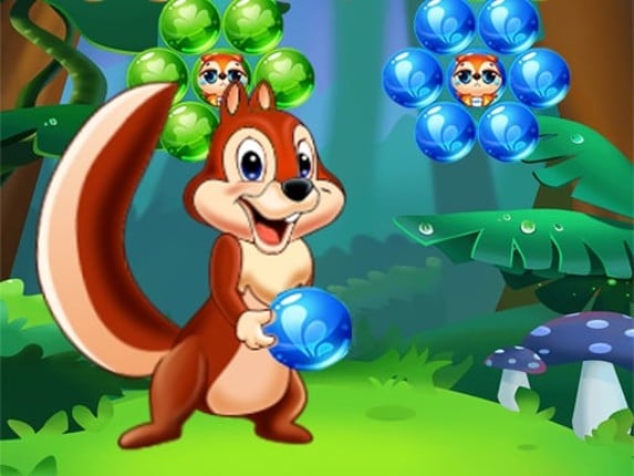 Bubbles Shooter Squirrel Game Cover