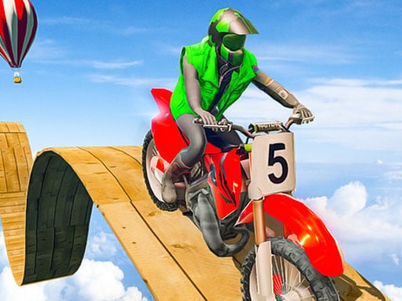 Stunt Bike 3D Race - Moto X3M Game Cover