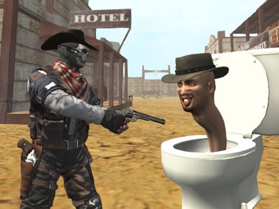 Cowboy vs Skibidi Toilets Game Cover