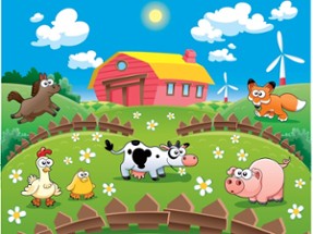 Animal sounds puzzle for kids Image