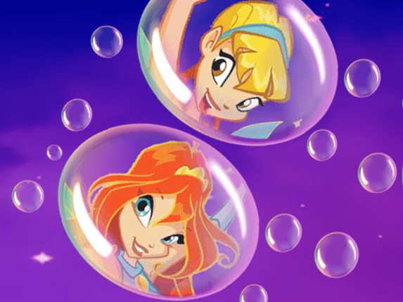 Draw Winx Bubble Path Game Cover
