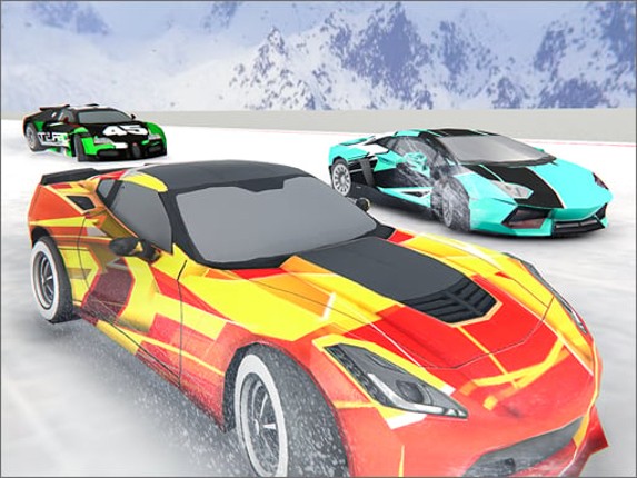 Snow Fall Hill Track Racing Game Cover
