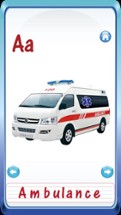 Kids Vehicles ABC Alphabets Flash Cards Image