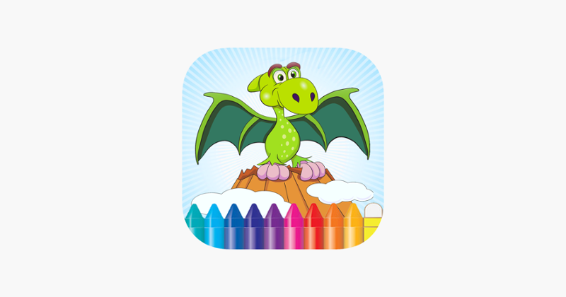 Dinosaur Coloring Book for Kids and Preschool Toddler Game Cover