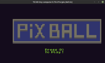 Pixel Ball - Tic80 Image