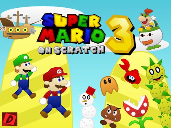 Super Mario on Scratch 3 - HTML Port Game Cover