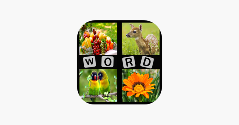 Kids Word Puzzles - Spell to learn Animals, Birds, Fruits, Flowers, Shapes, Vegetables for preschool and kindergarten Game Cover