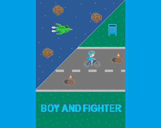 Boy and fighter Game Cover