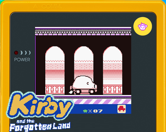 Kirby And The Forgotten Land (GBC) Game Cover