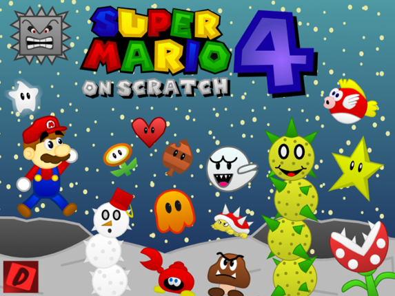 Super Mario on Scratch 4 - HTML Port Game Cover