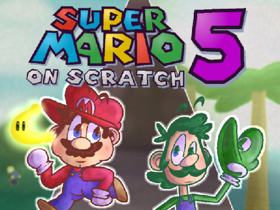 Super Mario on Scratch 5 - HTML Port Game Cover