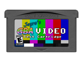 Jayro's GBA™ VIDEO Test Cartridge v1.0 Image