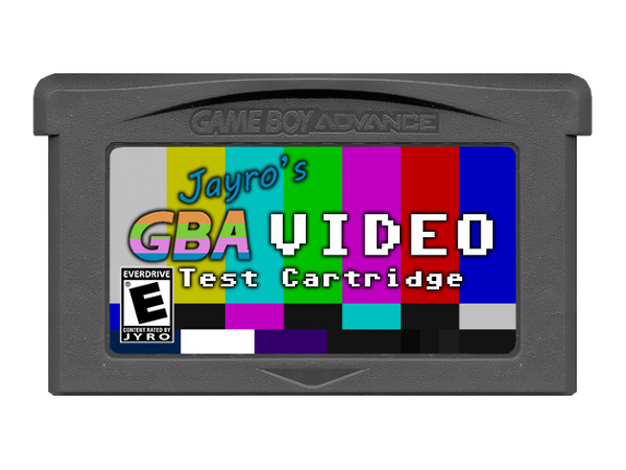 Jayro's GBA™ VIDEO Test Cartridge v1.0 Game Cover