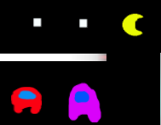 Among us Pacman Game Cover