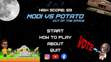 Astronaut Modi vs Potato Image