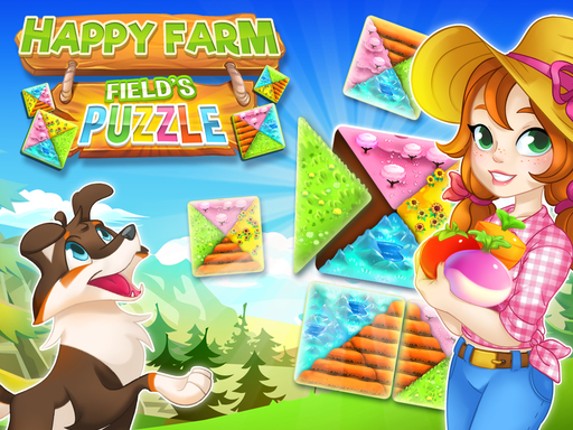 Happy Farm: fields puzzle Game Cover