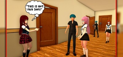 Anime High School YUMI Girl 3D Image