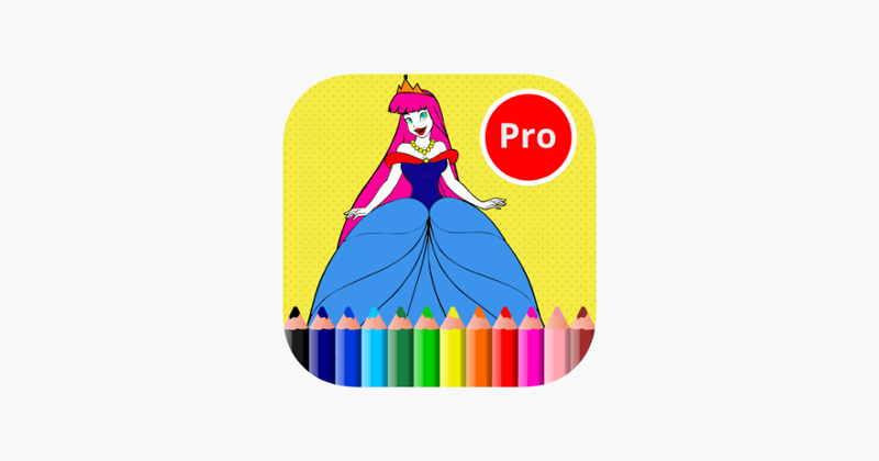 Cute Princess Easy and Fun Coloring Pages For Girl Game Cover