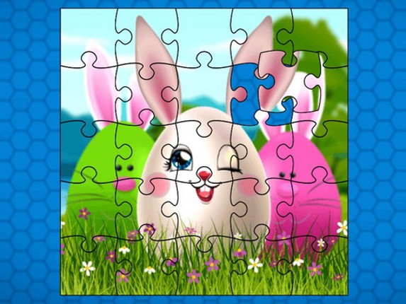 Funny Easter Eggs Jigsaw Game Cover