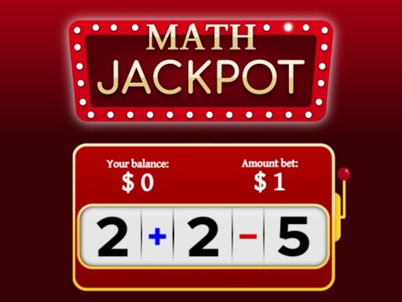 Math Jackpot Game Cover