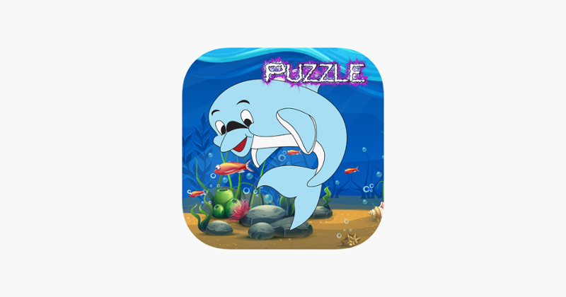 My Dolphins Sea World Animal Puzzle Jigsaw Game For Pre-School Girls And Boys ( 2,3,4,5 and 6 Years Old ) Game Cover