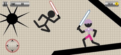 Warrior Stickman Fighting Hero Image