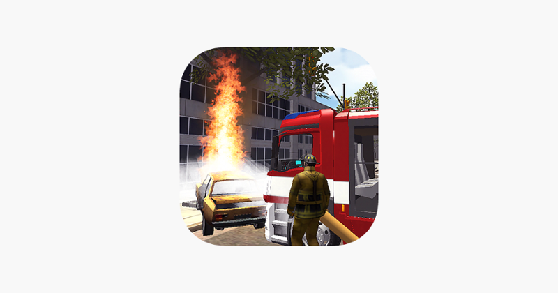 Fire Truck Department Sim 2021 Game Cover